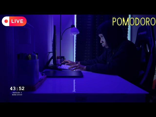 12-hour study | 50+10 | Rain SFX | Computer Science
