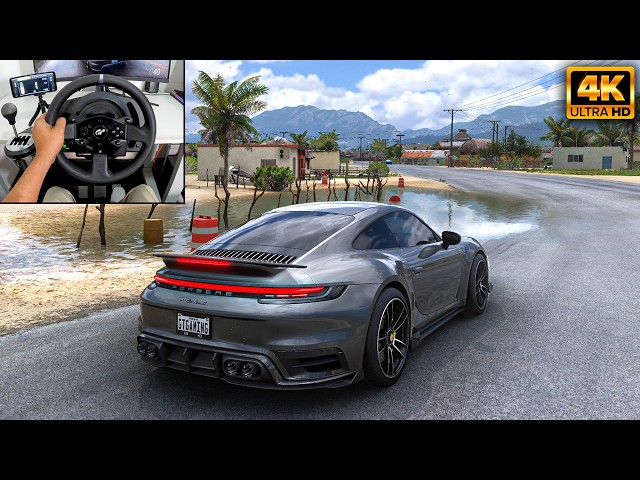 900HP Porsche 911 Turbo S | Forza Horizon 5 | Thrustmaster T300RS gameplay
