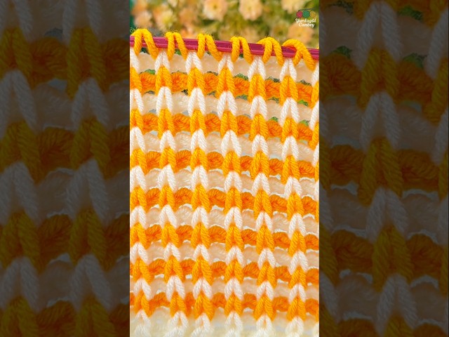 Amazing👌 * Super Easy Tunisian Crochet Baby Blanket For Beginners online Tutorial * #Tunisian #fyp