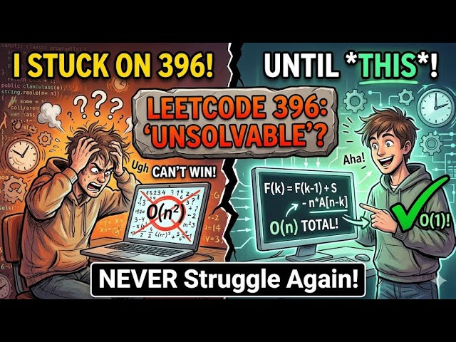 Stop Brute Force ❌ | LeetCode 396 Java (Rotate Trick 💡)