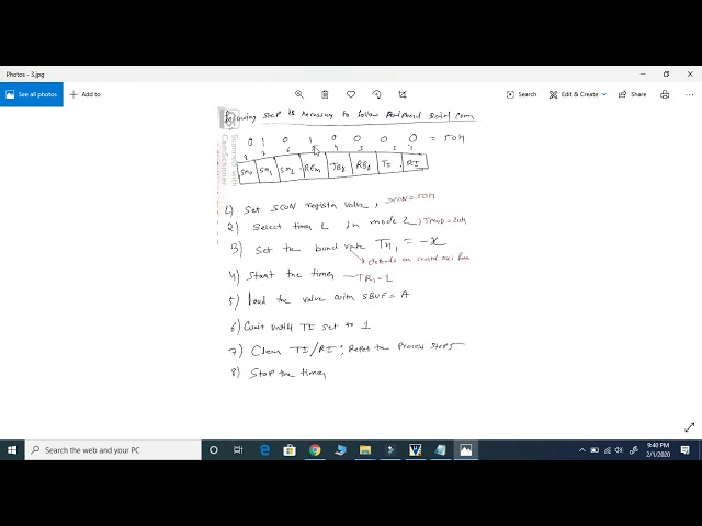Serial communication between 8051  and peripherals using keil and proteus