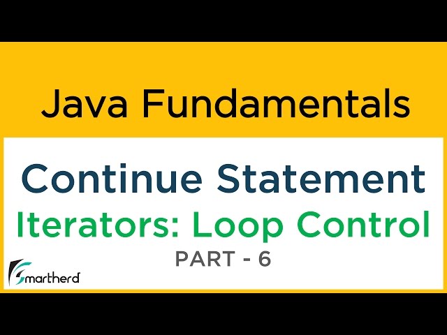 Java CONTINUE Statements with example. Java Tutorial and Basics #5.6