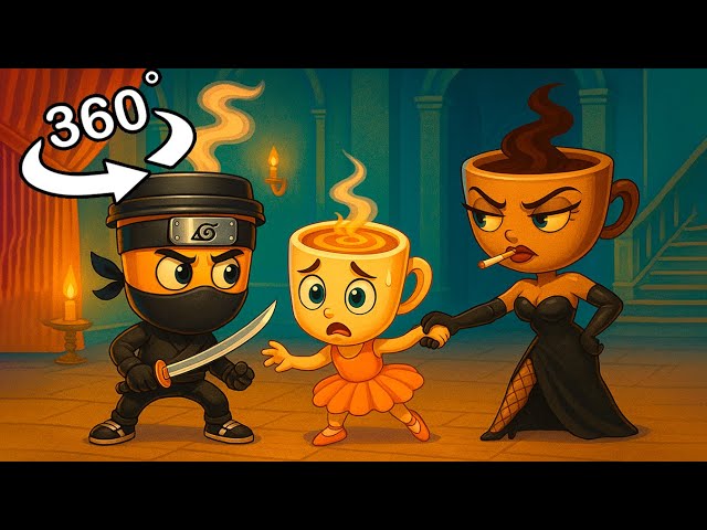 Cappuccino Assassino saves his LOVE from CRAZY Signorina (VR Brainrot Meme Movie)