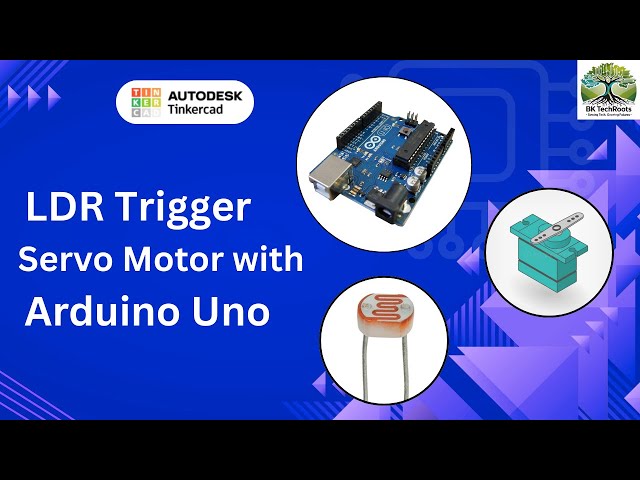 💡 Control Servo Motor Using LDR | Arduino UNO | TinkerCad Tutorial