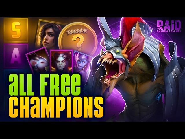 GET 27 Champions ⚔️ RAID Shadow Legends Free Legendary + Promo Codes 🔥 Tier List 2026