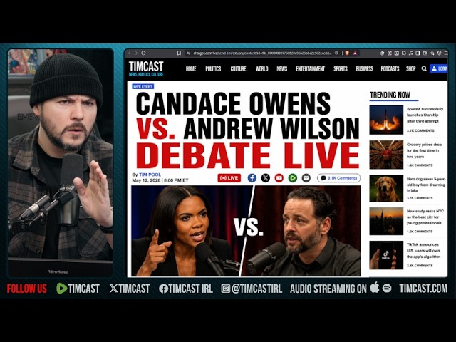 LIVE: Candace Owens VS. Andrew Wilson On Charlie Kirk Assassination FACT CHECK | Tim Pool