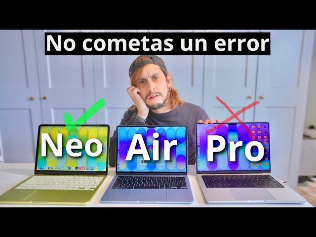 MacBook Neo vs Air vs Pro | Qué MacBook Comprar en 2026?