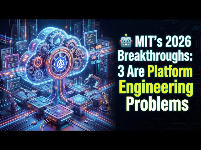 🤖 MIT's 2026 Breakthroughs: 3 Are Platform Engineering Problems