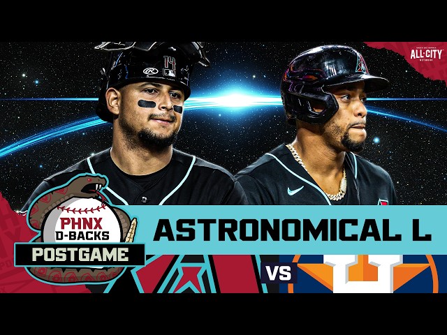 POSTGAME: D-backs’ Offense in FULL MELTDOWN, Scoring Just ONE RUN AGAIN in Loss to Astros