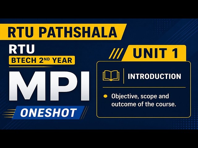 Microprocessor & Interfaces Unit 1 One Shot | 4CS3-04 | RTU 4th Sem CSE | RTU Pathshala