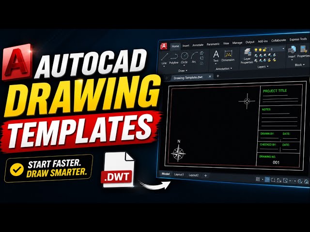 AutoCAD Drawing Templates for Drafting and Mapping | Stop starting from Scratch!