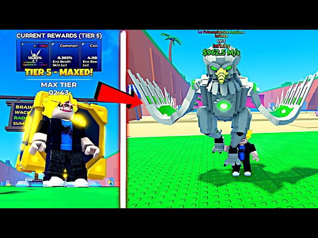New SUMMON BLOCK Event & New Infinity Brainrot in Escape Tsunami For Brainrots