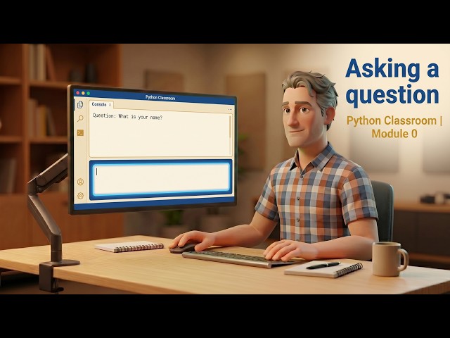 Asking a question | Python Classroom (Year 10, Module 0)