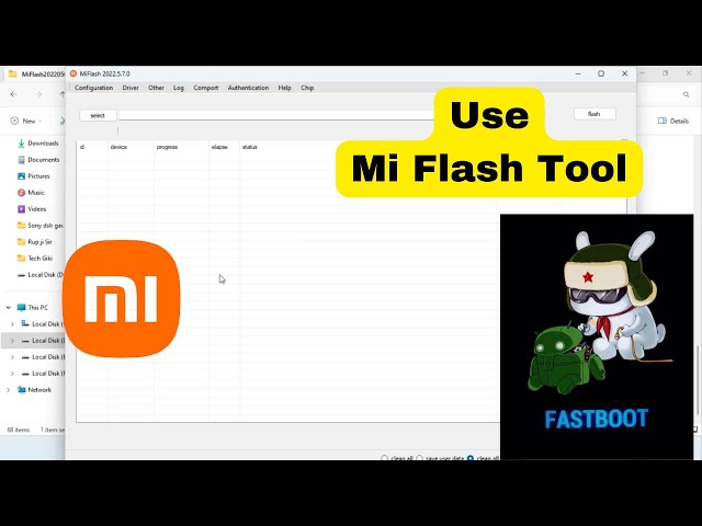 How to use Mi Flash Tool and install MIUI Rom on any Xiaomi Device || How flash mi stock rom