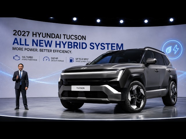 All New 2027 Hyundai Tucson Hybrid Revealed With More Power