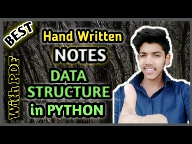 Data Structure In Python Best Notes || Class 12th boards || Computer science with python
