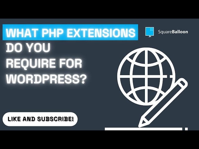 What PHP extensions do you require for WordPress?