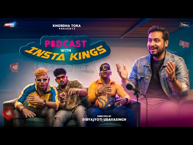 PODCAST WITH INSTA KINGS ||  khordha toka comedy || Funny anugulia
