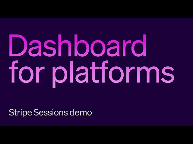 DEMO: Dashboard for platforms