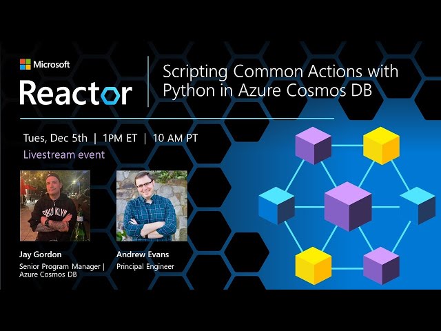 Scripting Common Actions with Python in Azure Cosmos DB