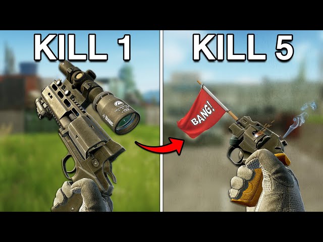 Tarkov, But Every Kill My Pistol Gets WORSE