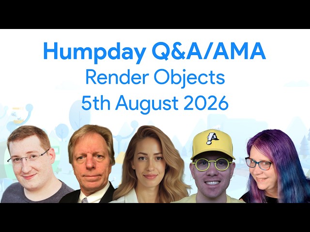 Humpday Q&A/AMA and Render Objects with Matt Carroll :: 5th August 2026 :: #HumpdayQandA #Flutter