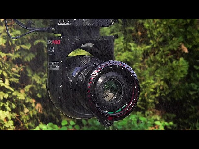 Rain Deflector (Rain Spinner) on GSS Cineflex PRO Gyrostabilized Camera System
