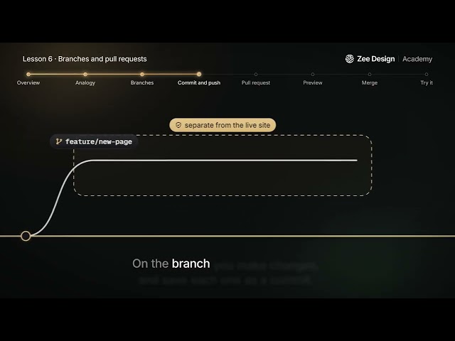 Git Branches And Pull Requests In Practice | Zee Academy 06