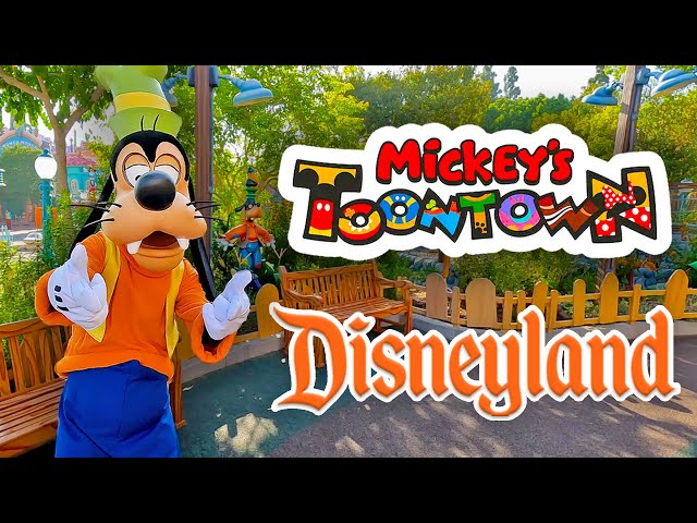 Meeting Disney Friends at Mickey's Toontown - Walkthrough & Rides [4K POV]