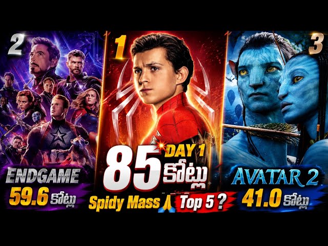 Spiderman Brand New Day : Day 1 Collections❓85Cr💥| Spiderman Vs End Game Vs Avatar 2 | POML