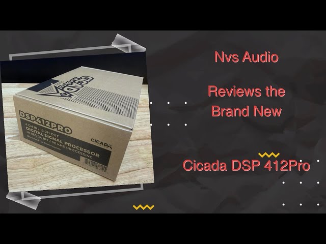 Nvs Audio reviews the brand  new Cicada audio Dsp412Pro weatherproof 12 channel motorcycle dsp.