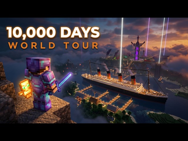 I Survived 10,000 Days in Minecraft… Here’s My World Tour