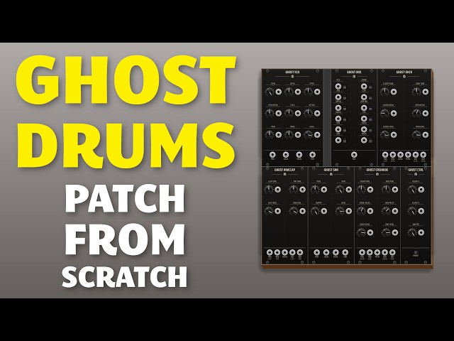Dirty Electro from scratch with the Ghost drums in VCV Rack