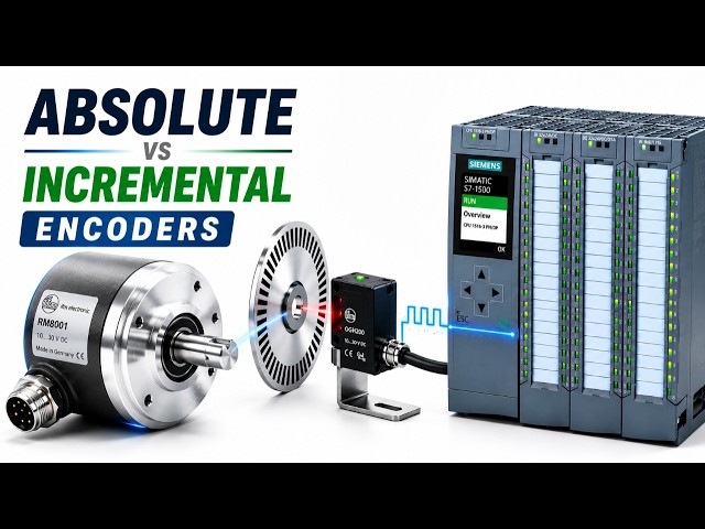 What is the Difference between Absolute and Incremental Encoders? 3D Animation
