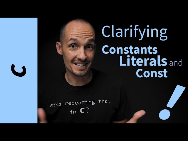 Clarifying about literals, macros, and const (still not constant?)