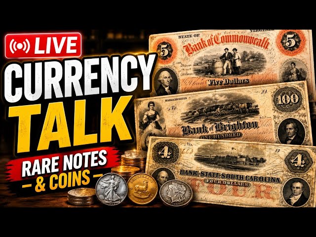 Currency Conversations LIVE – Rare Notes, Coins & Collector Talk