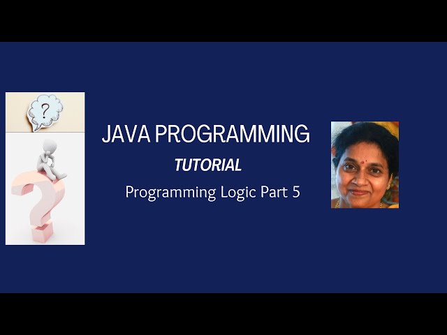 Lesson 29 Programming Logic Part 5 - Nested Loops -Equilateral Triangle and  Diamond Patterns