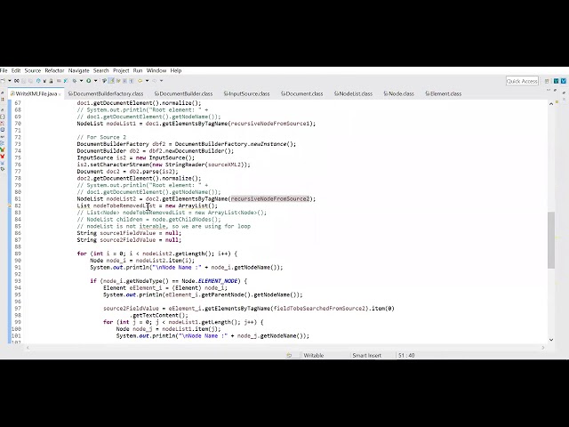 JAVA Sessions: Filter XML data based on Given Fields Using DOM Parser | Java | DOM Parser