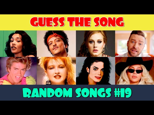 Guess the Song Music Quiz 🎶 50 Random Songs (Part 19)