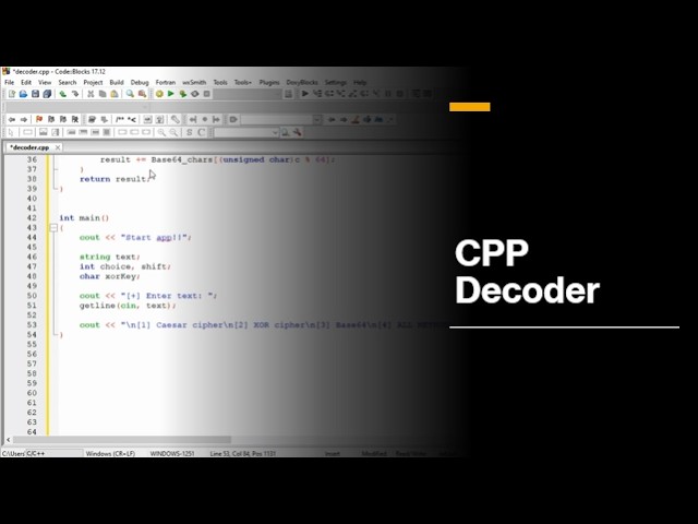 Coding in the Dark: Building a Crypto Encoder/Decoder [C++] | ASMR Programming