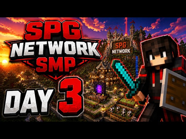 Minecraft SPG Network SMP Day 3 | Base Disaster | #minecraft #manhunt