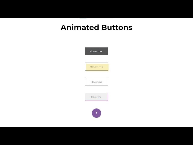 🎨 Animated Buttons In HTML CSS | Tutorials for Beginners