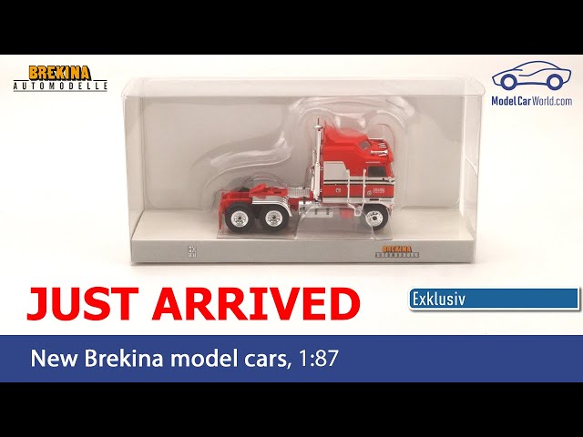 Brekina 1:87 Just arrived - exklusive for Model Car World - Kenworth K 100 Aerodyne