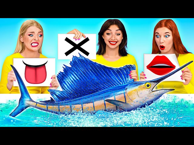 Bite, Lick or Nothing Challenge | Fantastic Food Hacks by Multi DO Food Challenge
