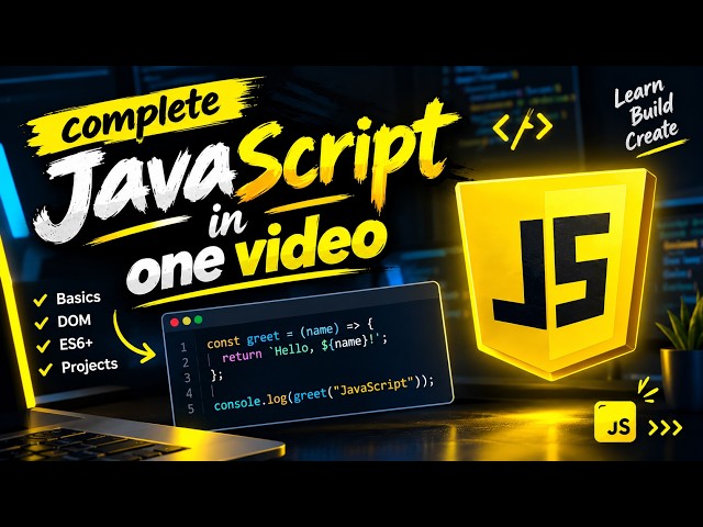 complete JavaScript in English  | CodeLearning