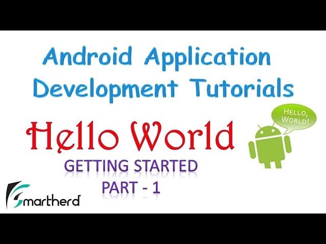 [OBSOLETE] Android Tutorial : HELLO WORLD : Part - 1 : GETTING STARTED