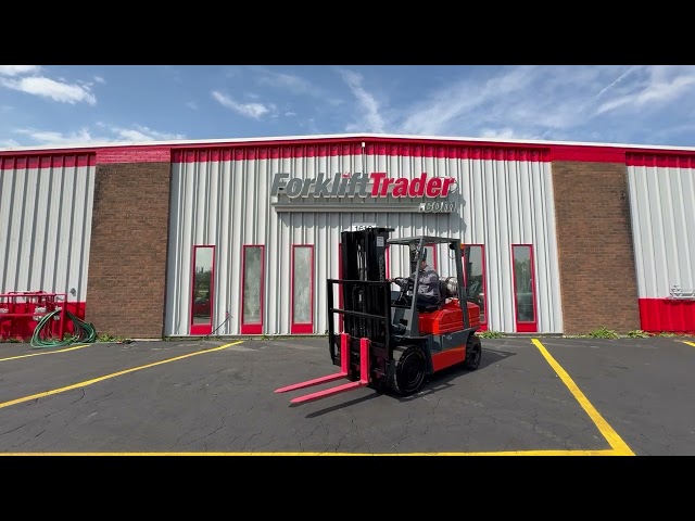 TOYOTA 42-5FG25 SOLID PNEUMATIC TIRE 5000LB FORKLIFT WITH SIDE SHIFT