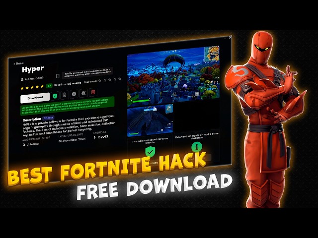 [BEST] Fortnite Hack 2026 | Free Fortnite Cheat | Aimbot, Wallhack & No Recoil (UNDETECTED PC)