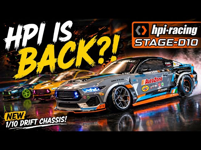 New HPI Stage D10 RC DRIFT Chassis Hands On!