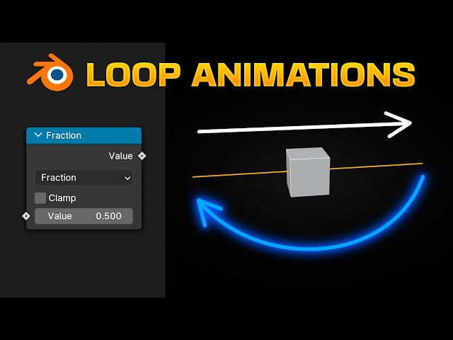 How to LOOP ANIMATIONS in Blender with Geometry Nodes